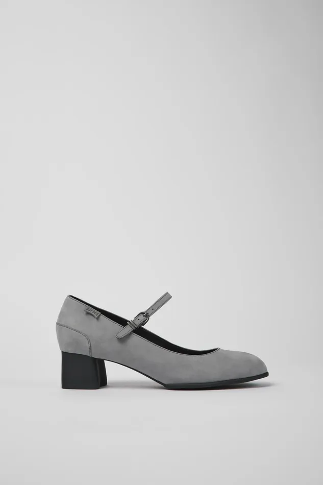 Women Katie Gray Nubuck Mary Jane Heels Camper Ballerinas Women Katie Gray Nubuck Mary Jane Heels Camper Ballerinas