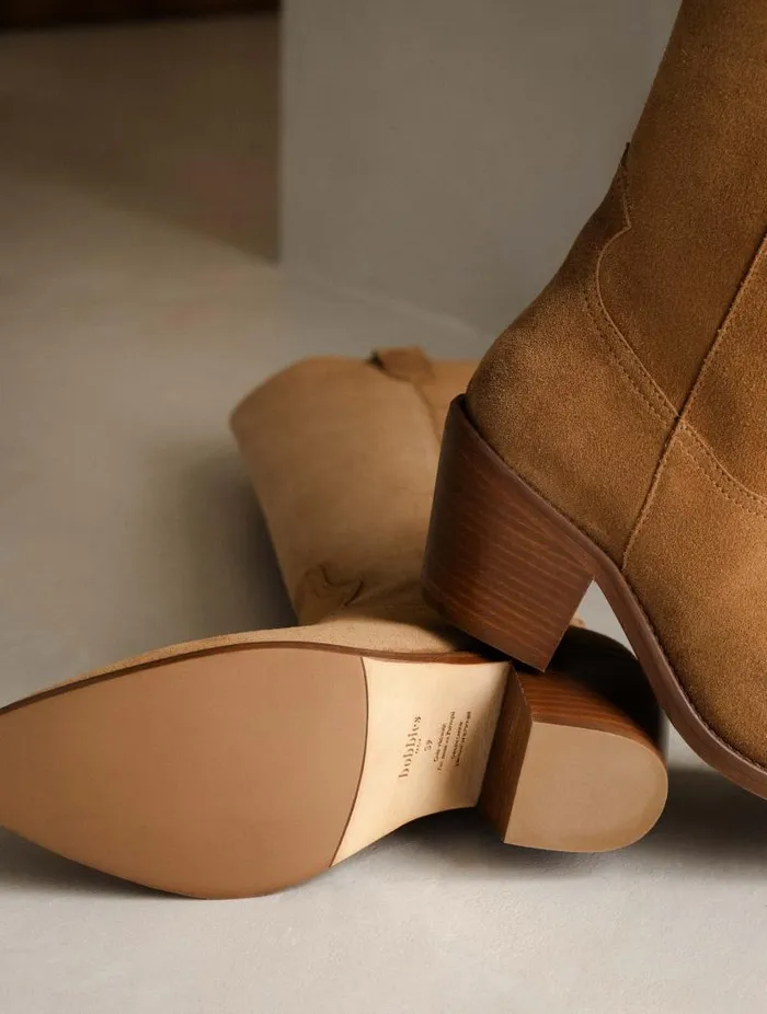 Women Knee High Boots Bobbies Dolores Squirrel