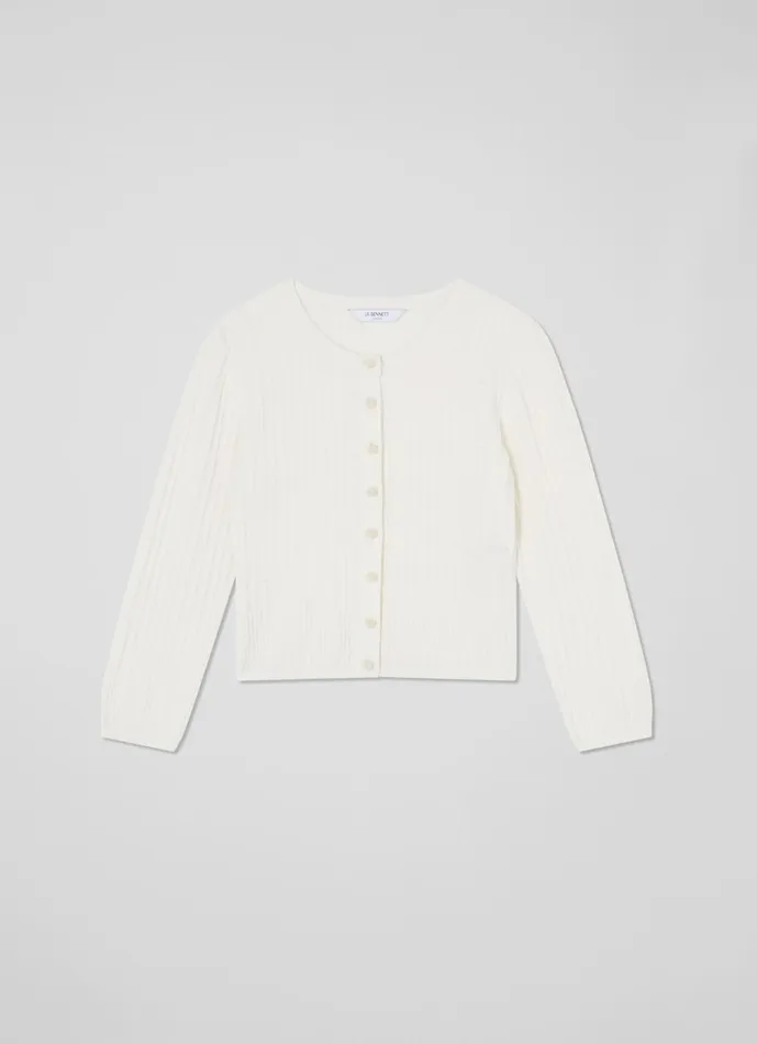 Women Knitwear LKBennett Maria Ivory Beaded Cropped Cardigan Ivory Women Knitwear LKBennett Maria Ivory Beaded Cropped Cardigan Ivory