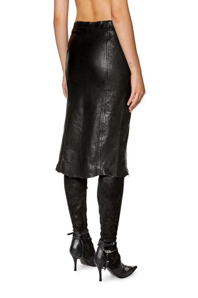 Women LRupa Black Diesel Skirts Women LRupa Black Diesel Skirts