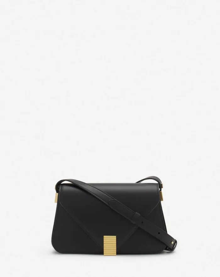 Women Lanvin Crossbody Bags and Shoulder Bags Concerto Arpge Leather Bag Black Women Lanvin Crossbody Bags and Shoulder Bags Concerto Arpge Leather Bag Black