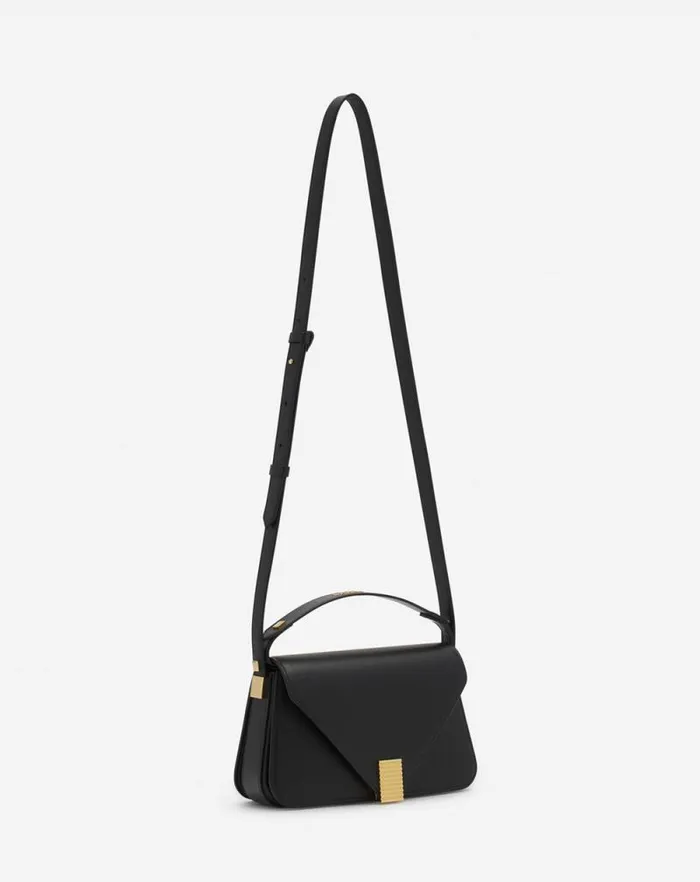 Women Lanvin Crossbody Bags and Shoulder Bags Concerto Arpge Leather Bag Black Women Lanvin Crossbody Bags and Shoulder Bags Concerto Arpge Leather Bag Black