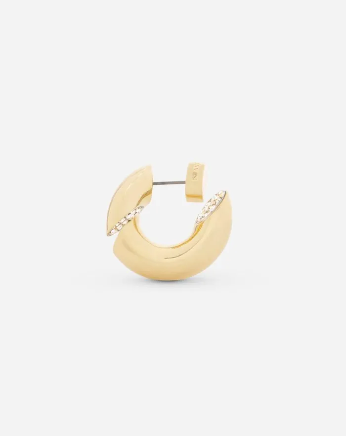 Women Lanvin Jewelry Sequence By Lanvin Rhinestone Earrings Goldcrystal