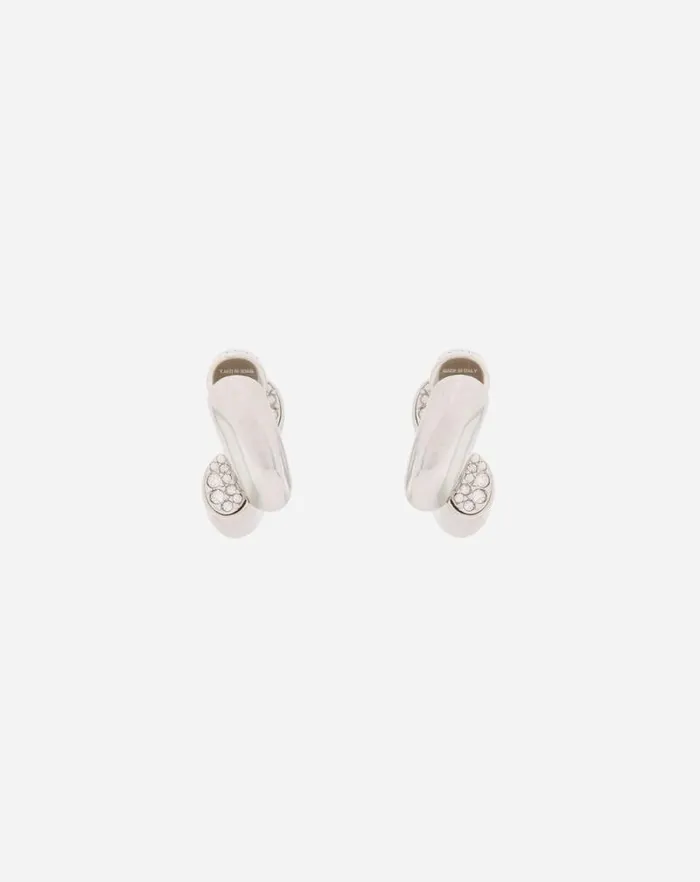 Women Lanvin Jewelry Sequence By Lanvin Rhinestone Earrings Silvercrystal