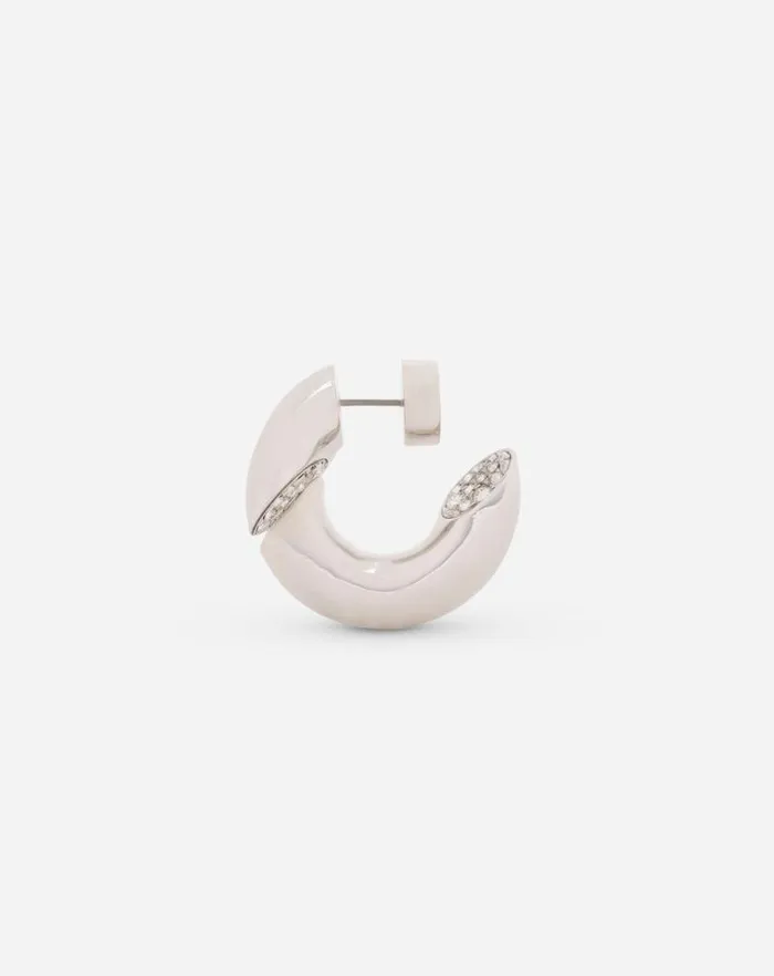 Women Lanvin Jewelry Sequence By Lanvin Rhinestone Earrings Silvercrystal