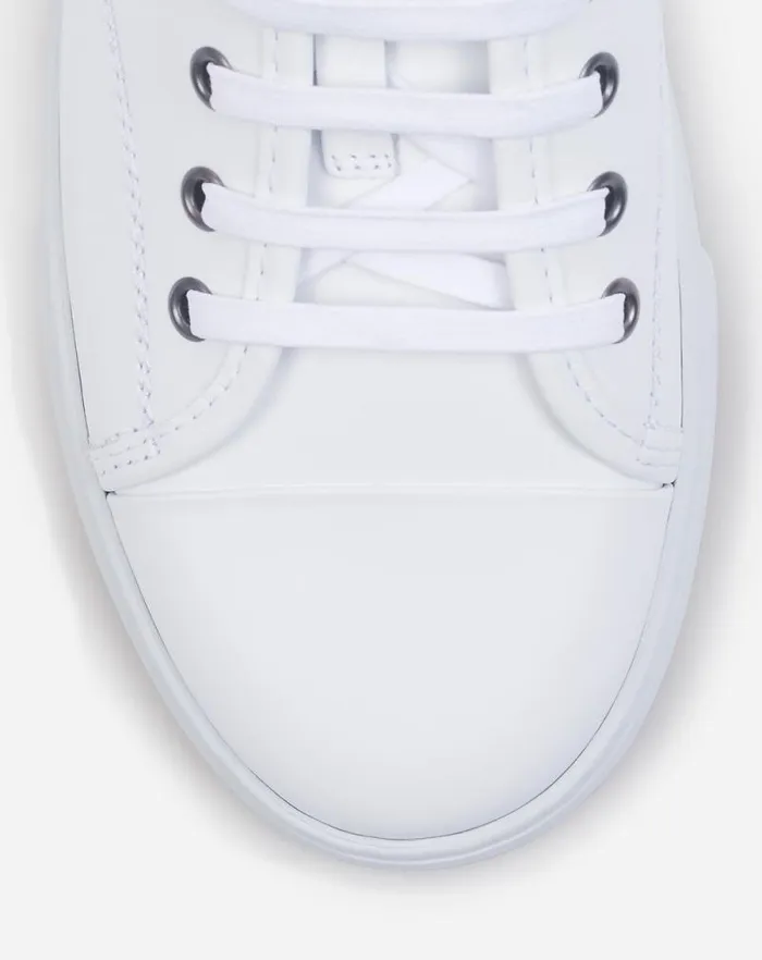 Women Lanvin Sneakers Dbb1 Leather Sneakers White Women Lanvin Sneakers Dbb1 Leather Sneakers White