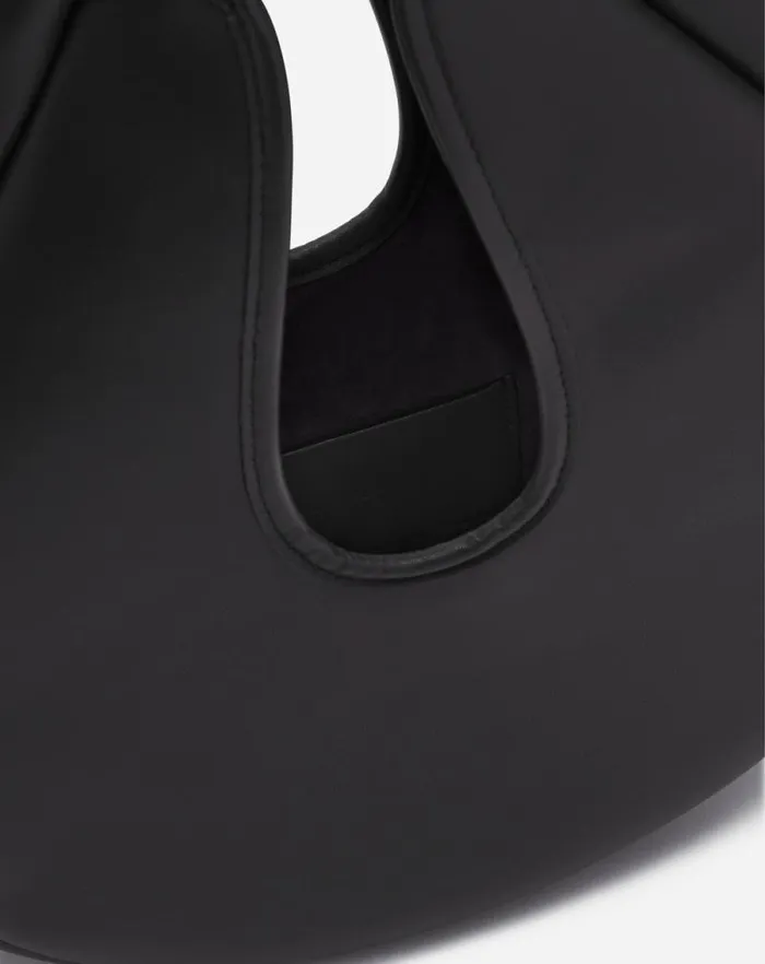 Women Lanvin Tote Bags and Top Handle Bags Hobo Cymbal Leather Bag Black Women Lanvin Tote Bags and Top Handle Bags Hobo Cymbal Leather Bag Black