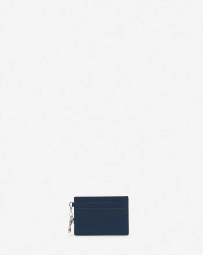 Women Lanvin Wallets and Small Leather Goods Squence Leather Cardholder Petrol Blue Women Lanvin Wallets and Small Leather Goods Squence Leather Cardholder Petrol Blue