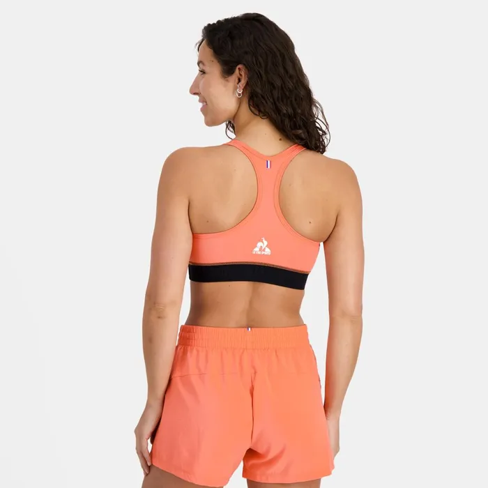 Women Le Coq Sportif Bra And Leggings Bra Orange Perf Women Le Coq Sportif Bra And Leggings Bra Orange Perf