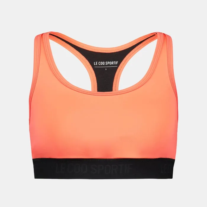 Women Le Coq Sportif Bra And Leggings Bra Orange Perf Women Le Coq Sportif Bra And Leggings Bra Orange Perf