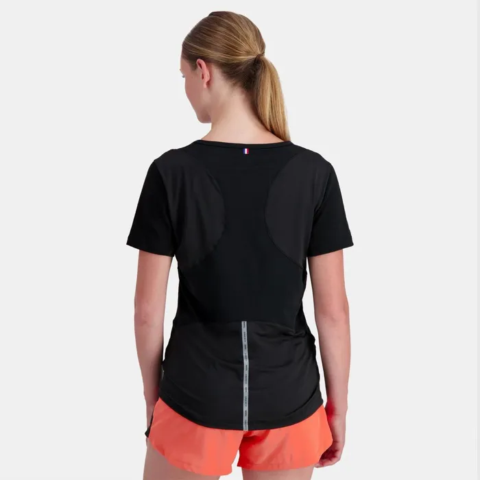 Women Le Coq Sportif Tshirts Polos Shirts And Tops Training Performance TShirt Black