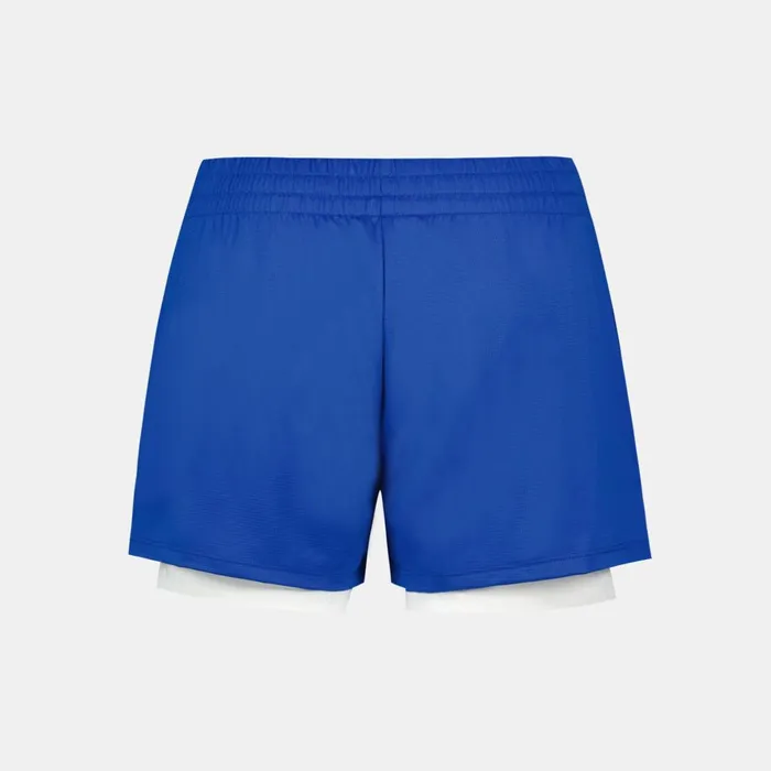 Women Le Coq Sportif Trousers Joggers And Shorts Performance Tennis Shorts Lapis Bluenow