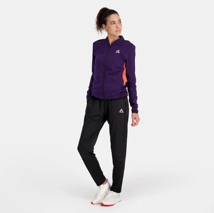 Women Le Coq Sportif Trousers Joggers And Shorts Training Performance Trousers De Sport Coupe Carotte