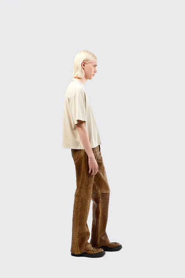 Women Leather Pants Brown Leather Trousers Camper TrousersandShorts Women Leather Pants Brown Leather Trousers Camper TrousersandShorts