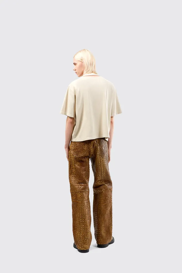 Women Leather Pants Brown Leather Trousers Camper TrousersandShorts Women Leather Pants Brown Leather Trousers Camper TrousersandShorts