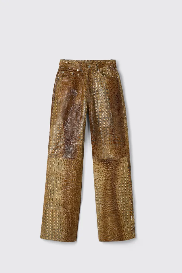 Women Leather Pants Brown Leather Trousers Camper TrousersandShorts Women Leather Pants Brown Leather Trousers Camper TrousersandShorts