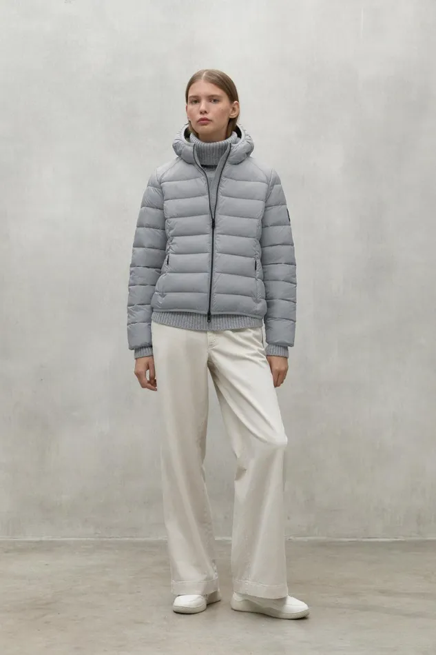 Women Light Blue Asp Jacket Ecoalf Coats And Jackets