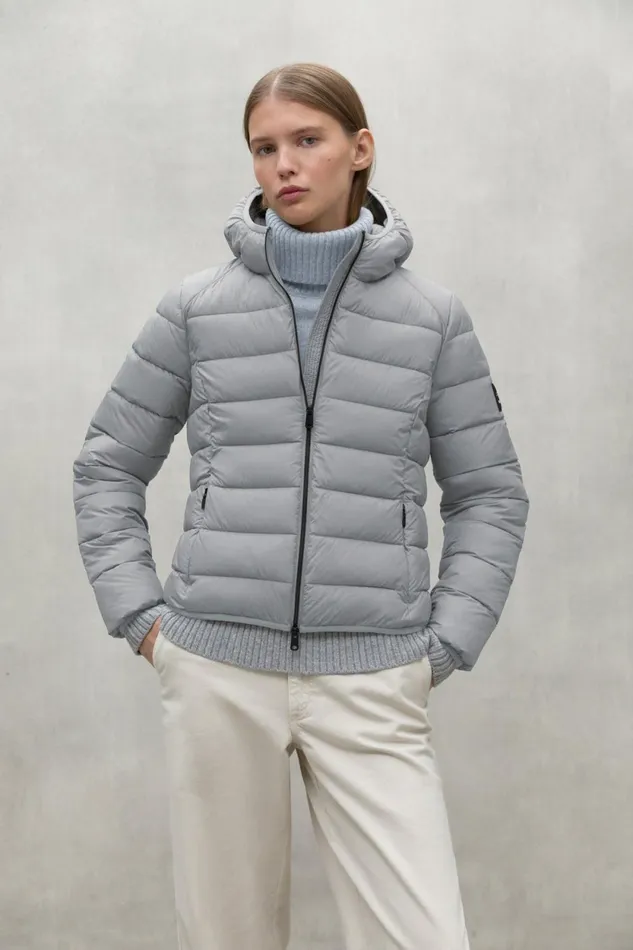 Women Light Blue Asp Jacket Ecoalf Coats And Jackets