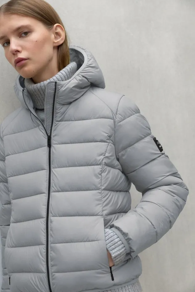 Women Light Blue Asp Jacket Ecoalf Coats And Jackets