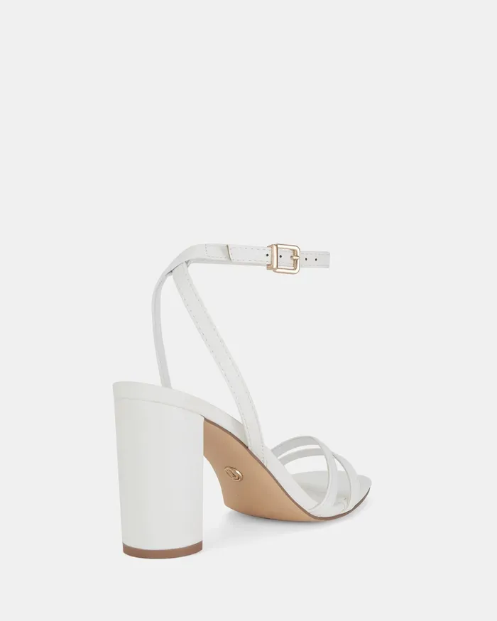 Women LINDSAY WHITE High Heels Party NOVO Shoes