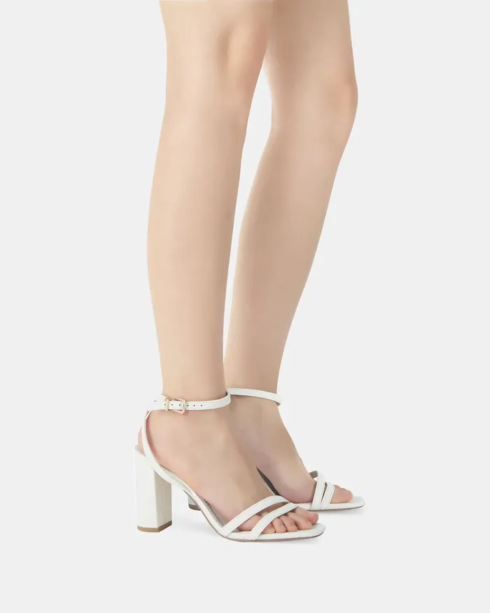 Women LINDSAY WHITE High Heels Party NOVO Shoes