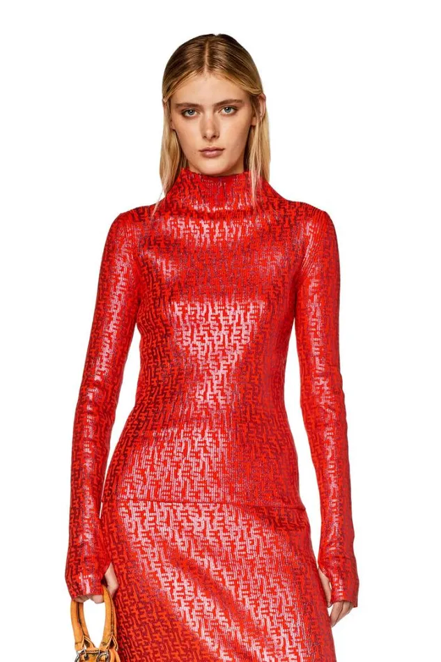 Women MGavdos Red Diesel Knitwear Women MGavdos Red Diesel Knitwear