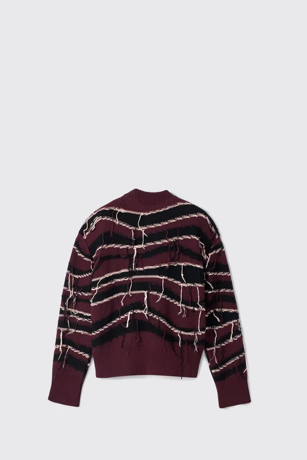 Women Melange Knit Sweater Brown Organic Cotton Knit Sweater Camper Knit Women Melange Knit Sweater Brown Organic Cotton Knit Sweater Camper Knit
