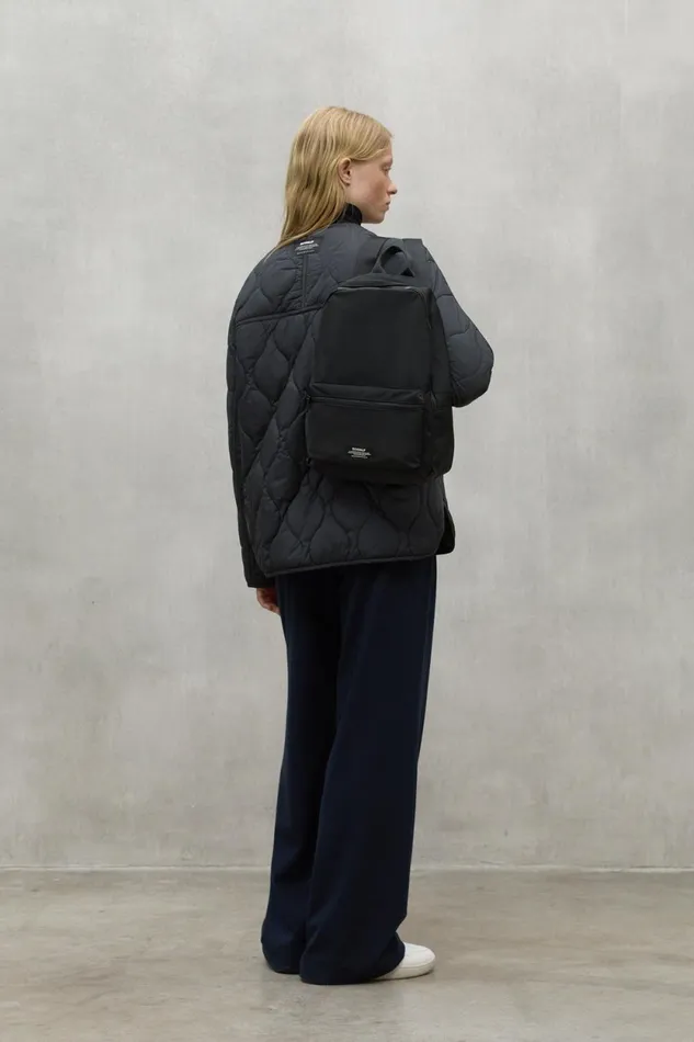 WomenMen Black Tokio Backpack Ecoalf Backpacks
