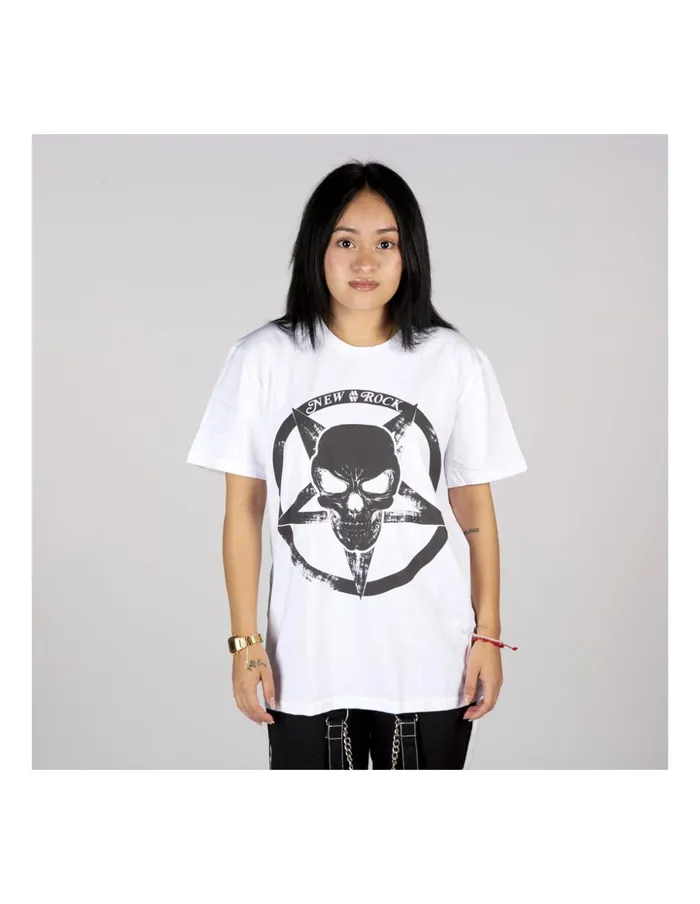 WomenMen Black WTshirt23S1 New Rock TShirts