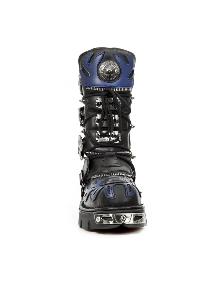 WomenMen Boot Metallic M1007C2 New Rock Boots WomenMen Boot Metallic M1007C2 New Rock Boots