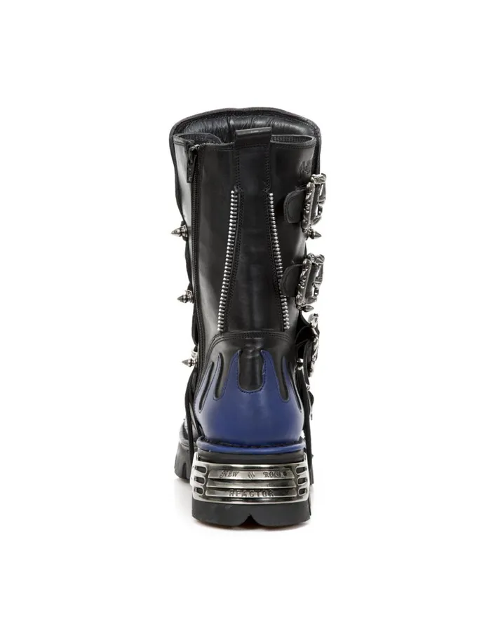 WomenMen Boot Metallic M1007C2 New Rock Boots WomenMen Boot Metallic M1007C2 New Rock Boots