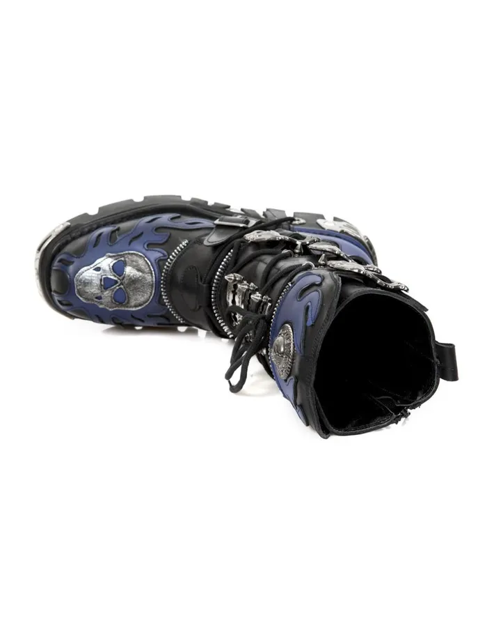 WomenMen Boot Metallic M1007C2 New Rock Boots WomenMen Boot Metallic M1007C2 New Rock Boots