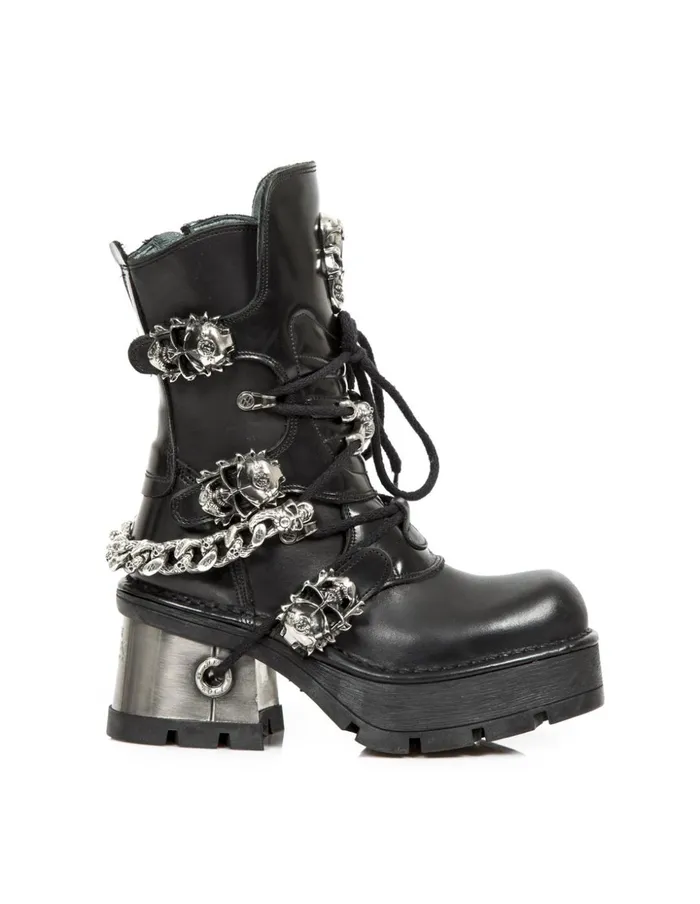 WomenMen Boot Metallic M1074C1 New Rock Boots