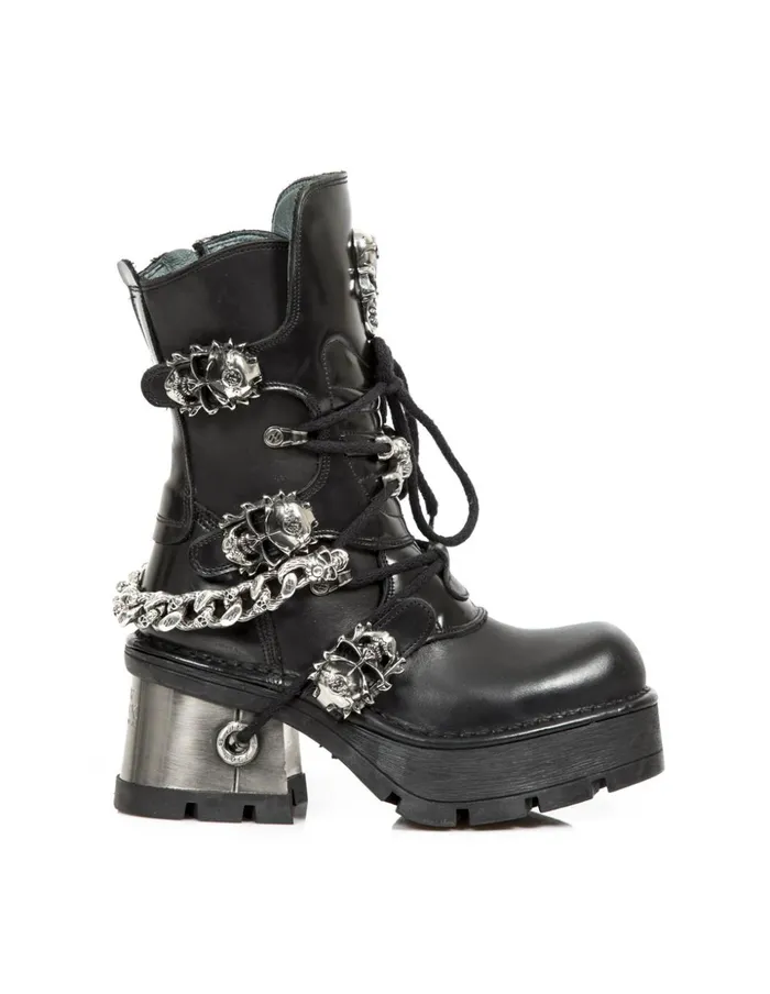 WomenMen Boot Metallic M1074C1 New Rock Boots WomenMen Boot Metallic M1074C1 New Rock Boots