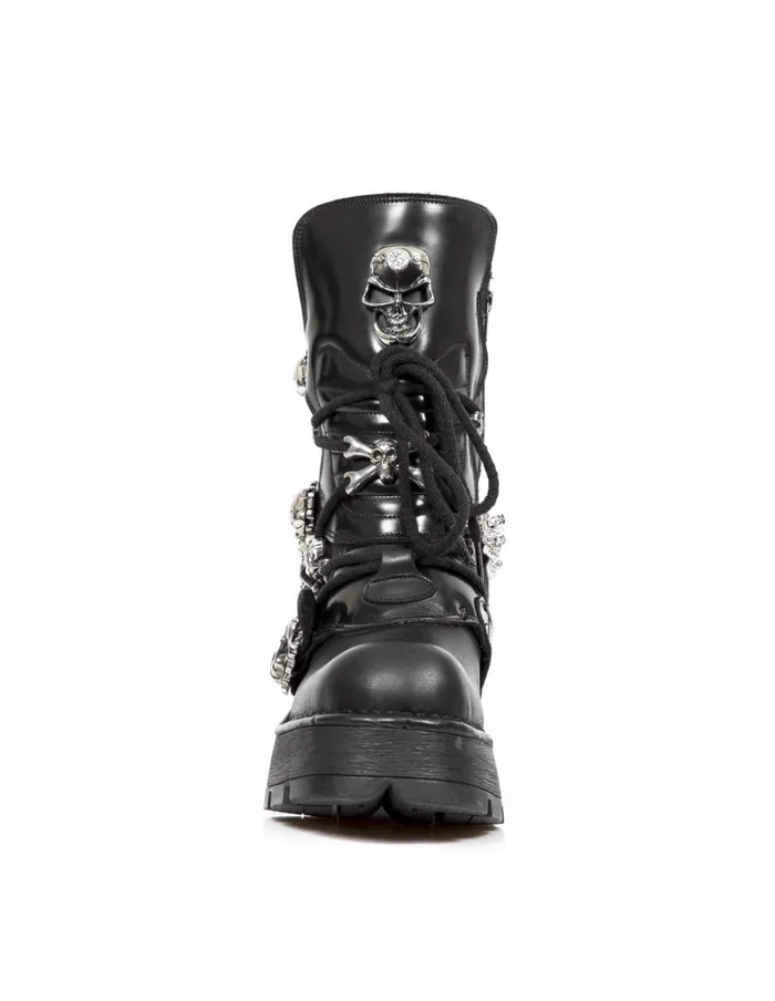 WomenMen Boot Metallic M1074C1 New Rock Boots WomenMen Boot Metallic M1074C1 New Rock Boots