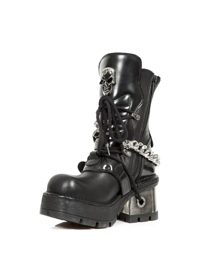 WomenMen Boot Metallic M1074C1 New Rock Boots WomenMen Boot Metallic M1074C1 New Rock Boots
