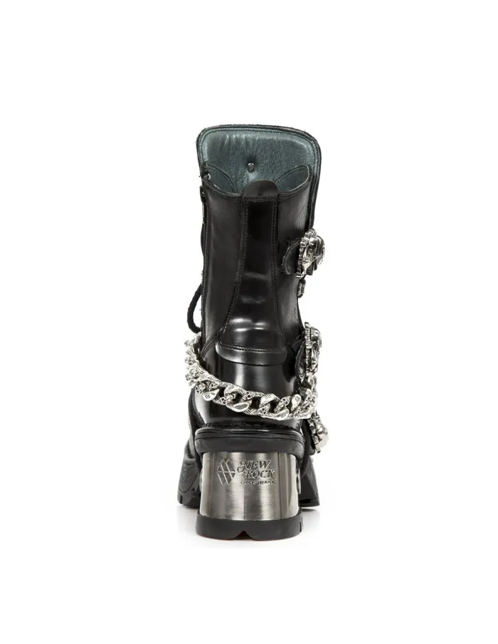 WomenMen Boot Metallic M1074C1 New Rock Boots WomenMen Boot Metallic M1074C1 New Rock Boots