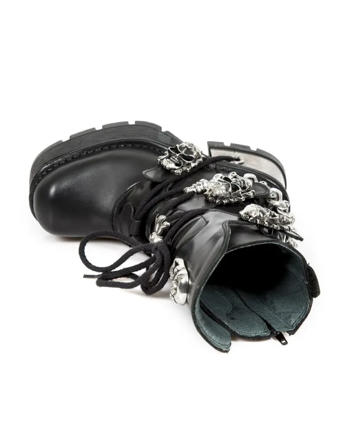 WomenMen Boot Metallic M1074C1 New Rock Boots WomenMen Boot Metallic M1074C1 New Rock Boots