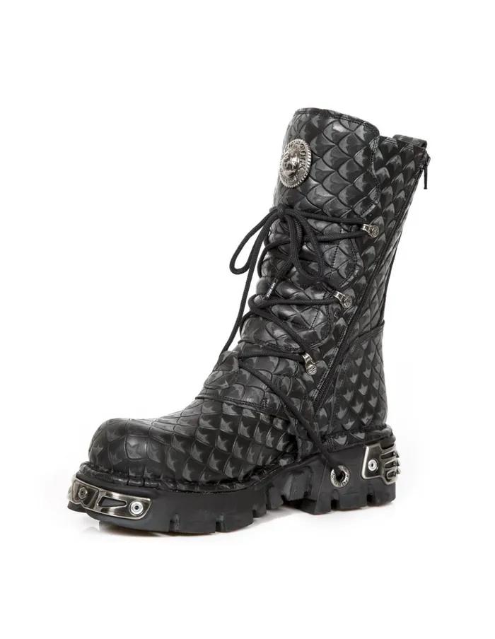 WomenMen Boot Metallic M373C402 New Rock Boots WomenMen Boot Metallic M373C402 New Rock Boots