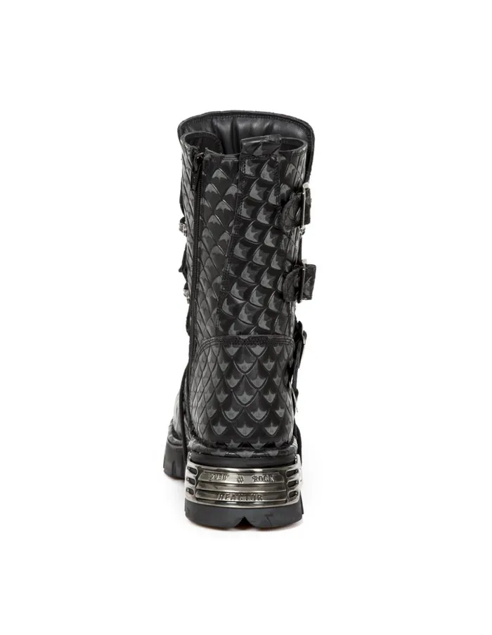 WomenMen Boot Metallic M373C402 New Rock Boots WomenMen Boot Metallic M373C402 New Rock Boots