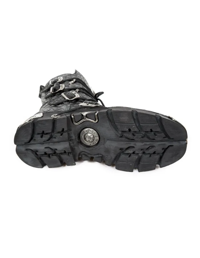 WomenMen Boot Metallic M373C402 New Rock Boots WomenMen Boot Metallic M373C402 New Rock Boots