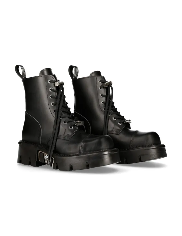 WomenMen Boot Metallic MNewmili083S23 New Rock Boots