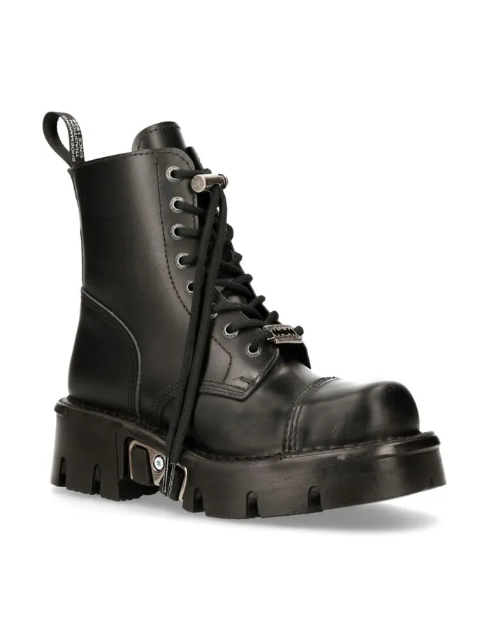 WomenMen Boot Metallic MNewmili083S23 New Rock Boots