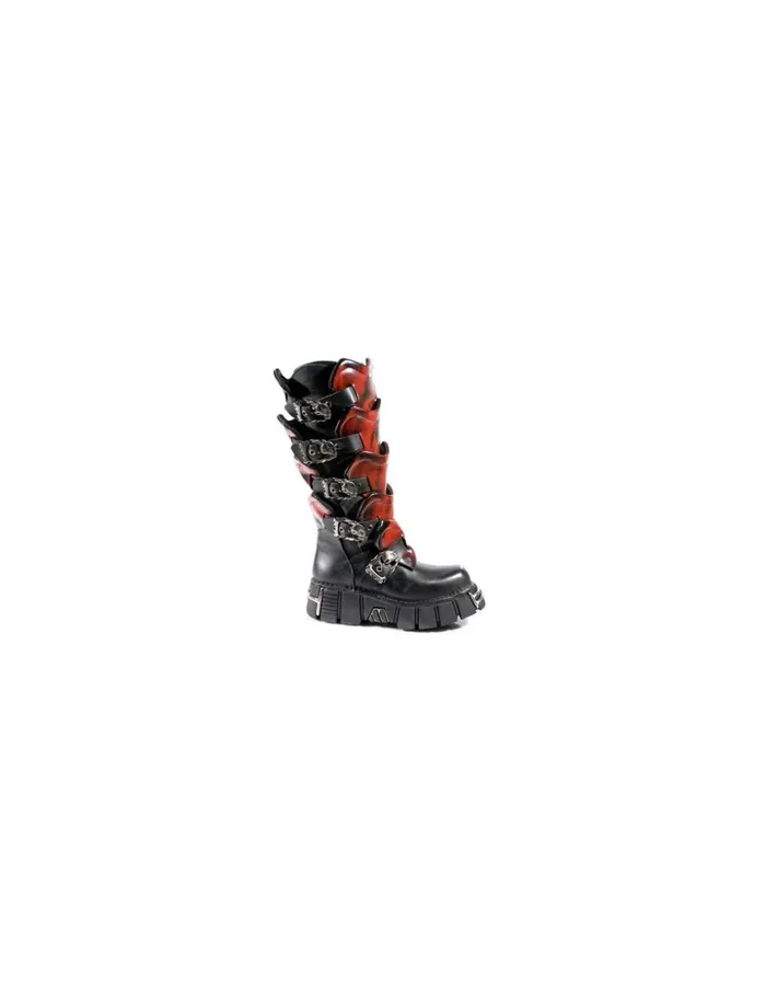 WomenMen High Boot Metallic M738R1 New Rock High Boots