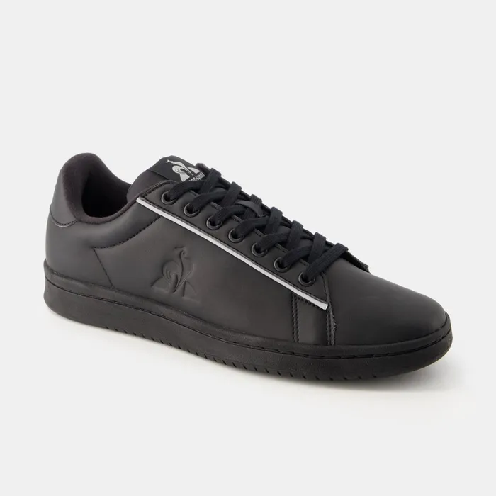 WomenMen Le Coq Sportif Trainers And Sneakers Shoes LCS COURT CLEAN Triple Black WomenMen Le Coq Sportif Trainers And Sneakers Shoes LCS COURT CLEAN Triple Black