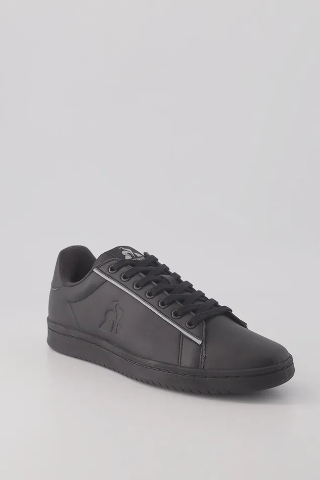 WomenMen Le Coq Sportif Trainers And Sneakers Shoes LCS COURT CLEAN Triple Black WomenMen Le Coq Sportif Trainers And Sneakers Shoes LCS COURT CLEAN Triple Black