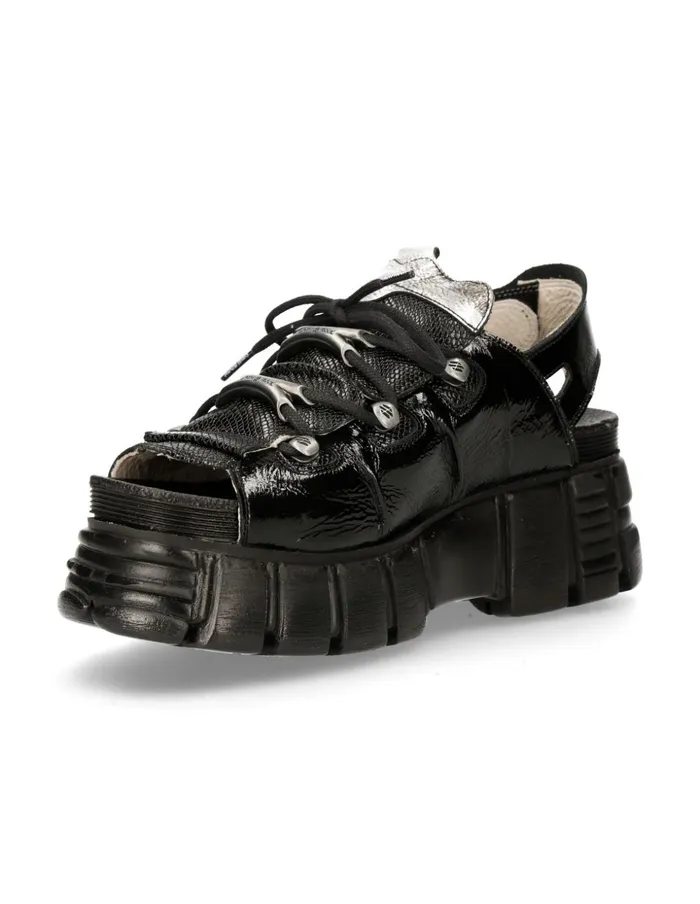 WomenMen Metallic MBios103C2 New Rock Sandals
