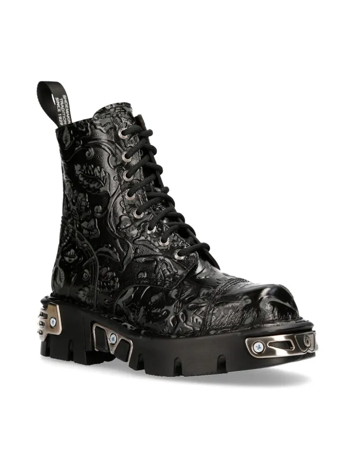 WomenMen Metallic MMili083cC14 New Rock Boots WomenMen Metallic MMili083cC14 New Rock Boots