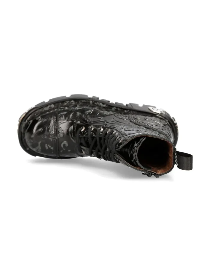 WomenMen Metallic MMili083cC14 New Rock Boots WomenMen Metallic MMili083cC14 New Rock Boots