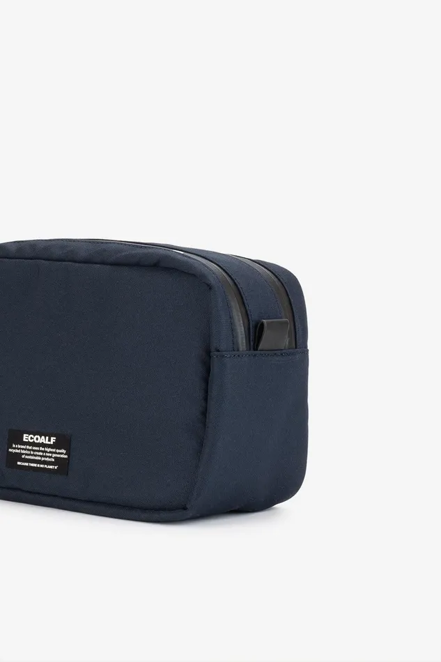 WomenMen Navy Blue Vanity Toiletry Bag Ecoalf Toiletry Bags